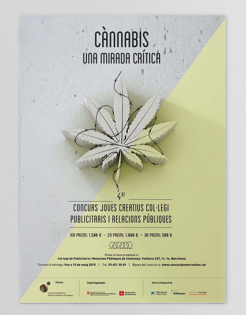 Posters_ConcursJovesCreatius_Publicistes_Cannabis_UnaMiradaCritica